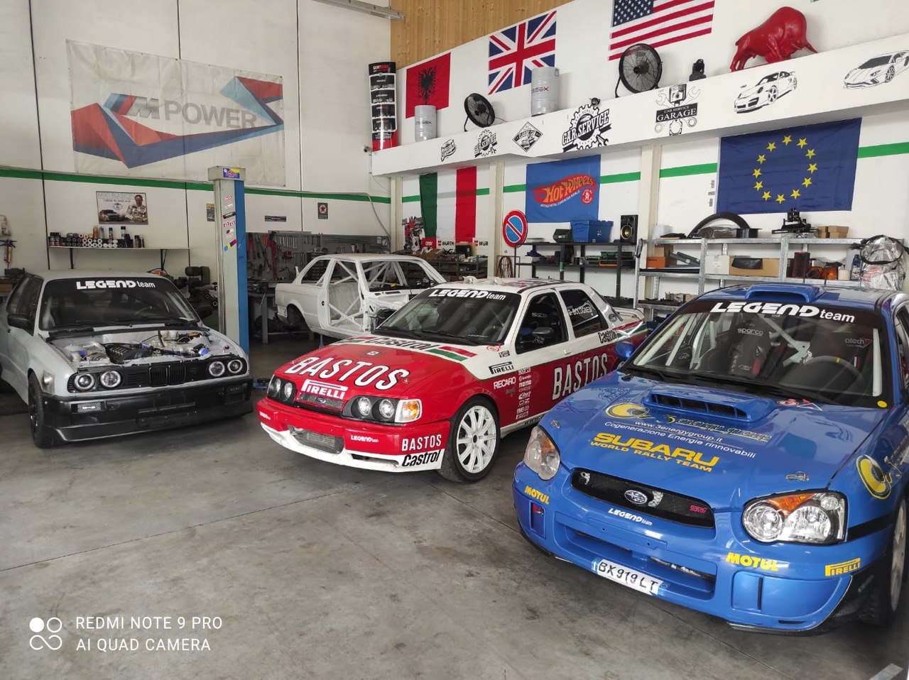 Officina Legend — reparto corse