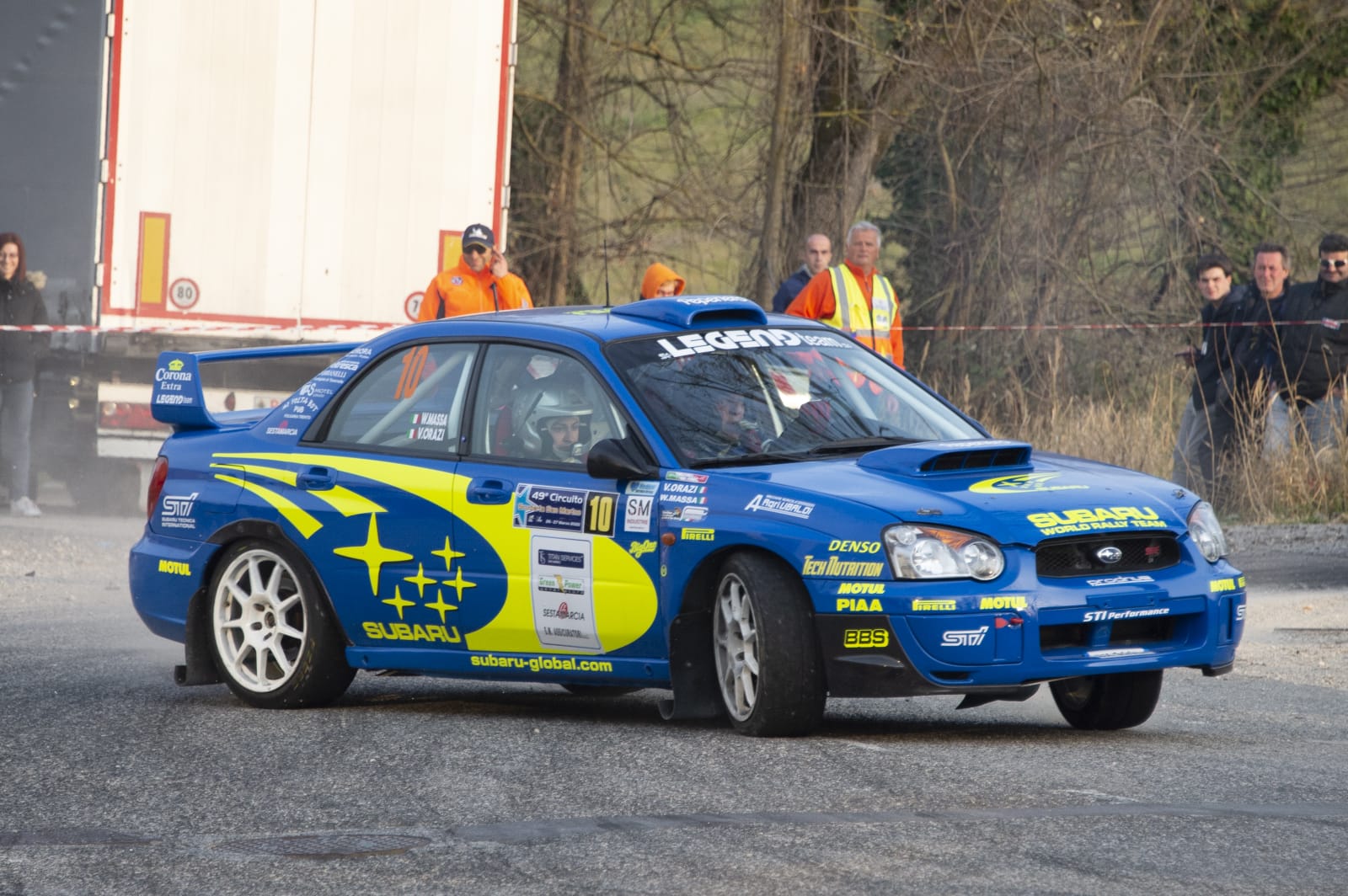 Subaru Impreza WRC in gara